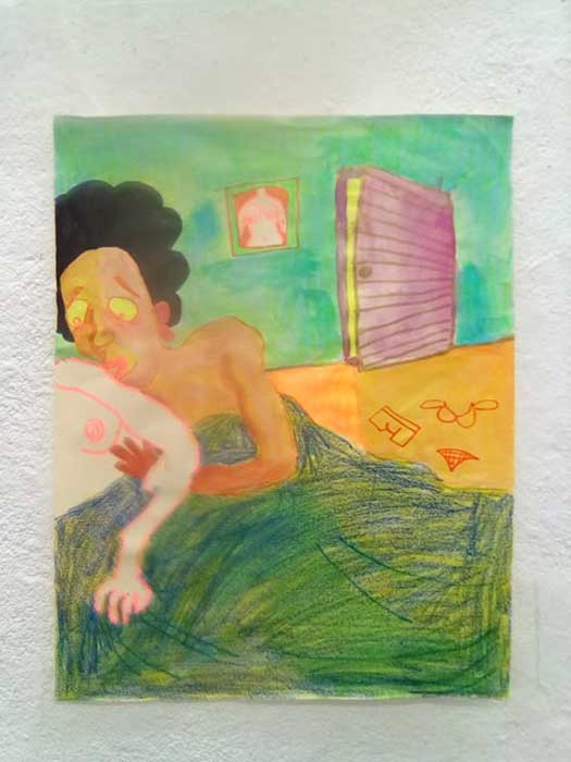 Reiter, Anna, oT . 2018 . Aquarell auf Papier . 58,4 x 42 cm