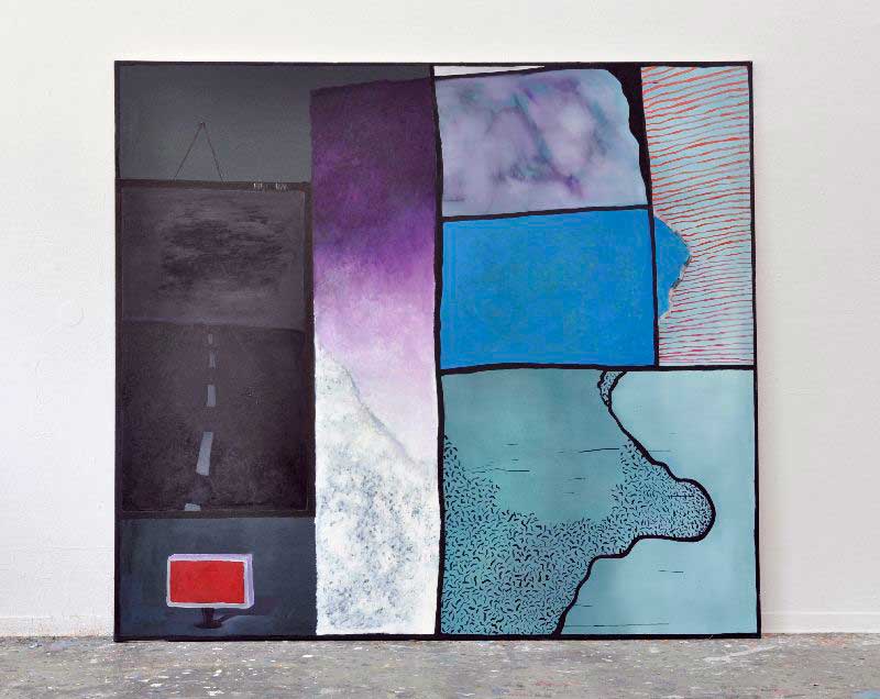 Dick, Tobias, Exit Painting . 2011 . 190 x 170 cm . Öl auf Leinwand