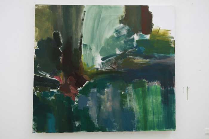 Lee, Ji Su, o.T. . 2012 . Öl auf Leinwand . 180 x 200 cm