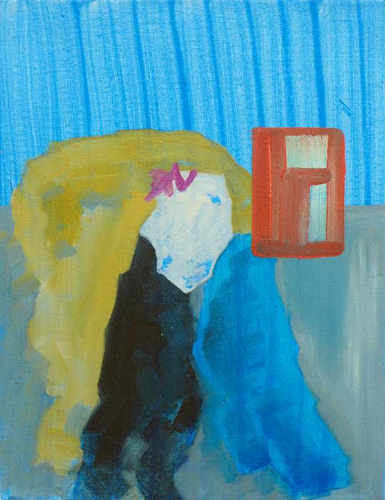 Taddayoni, Diana, Ohne Titel . 2014 . Öl auf Leinwand . 40 x 30 cm