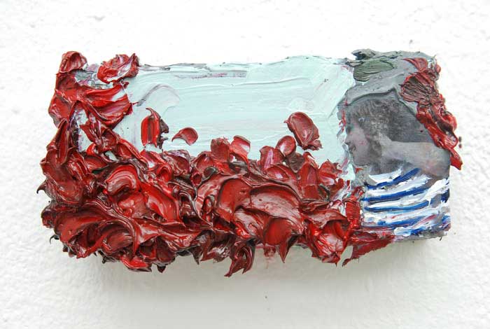 Theissen, Anna-Lisa, Rosen, 12 x 20 cm, Öl auf Karton, 2010